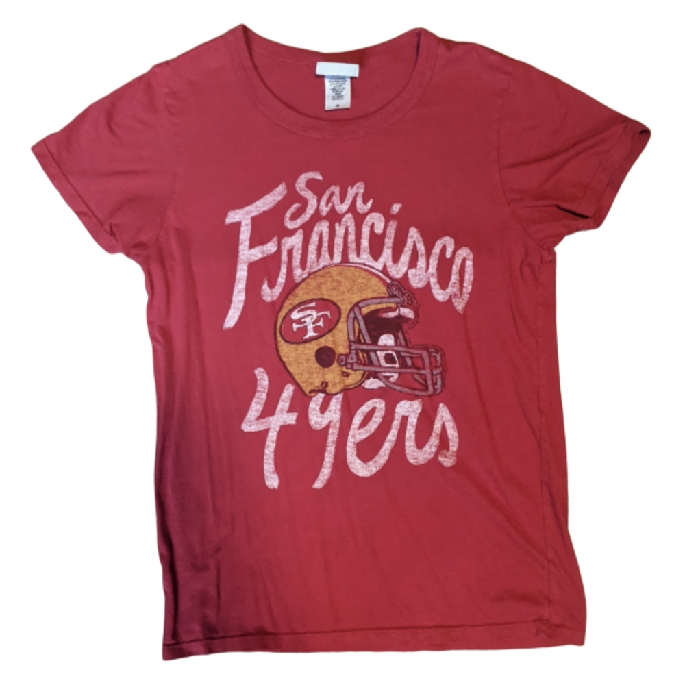 Junk Food Clothing Red San Francisco 49ers Tee